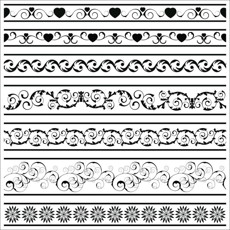 free vector Classic lace pattern 10 vector